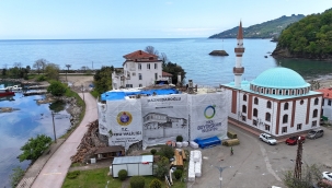 Haznedaroğlu Konağı'nda Restorasyon Sürüyor