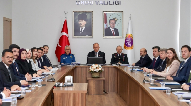 Mayıs Ayı İl Güvenlik ve Asayiş Koordinasyon Toplantısı Yapıldı