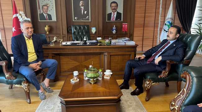 Şanlıtürk OTSO Ziyaretinde Konuştu: "Ünye Cevizdere Projesi İvedilikle Hayata Geçirilmelidir"