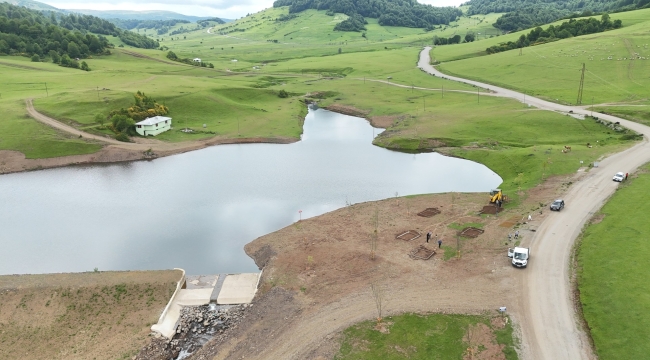 Uluvahta Yayla Göleti Turizme Kazandırılıyor