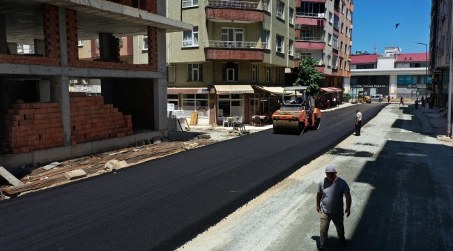 Ünye Arzanoğlu Caddesi Sonunda Asfaltla Buluşuyor