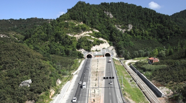 Ünye Yunus Emre Tüneli'nin Sağ Tüpünde Çalışmalara Başlanacak