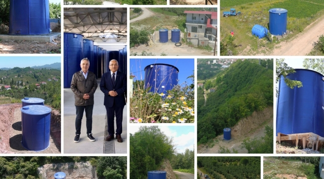 Kendi Ürettiğimiz Fiberglas İçme Suyu Depoları Hizmete Sunuldu 