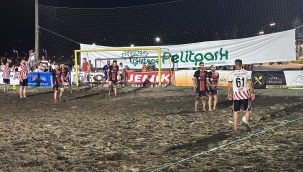 Manyetik Kumda Gece Futbolu Final Yaptı