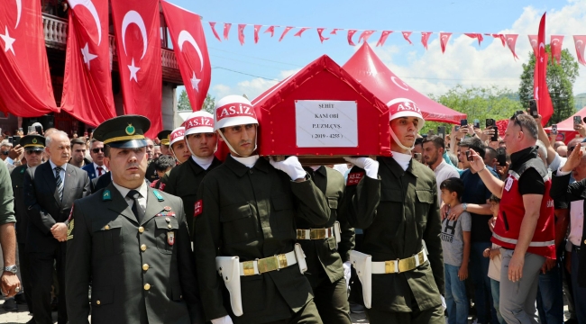 Ordu'nun Şehidi Kani Obi Dualarla Ebediyete Uğurlandı