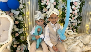 Özkaya (Köroğlu) Ailesinin Oğulları Emir İle Alparslan Sünnet Oldu