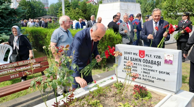 Şehitlerimiz Dualarla Yad Edildi