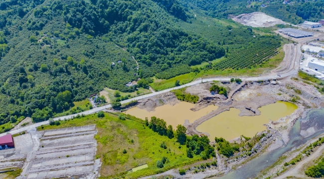 Ünye Belediyesi'nden OSB Yoluna Dokunuş