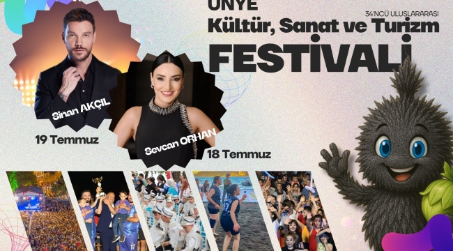 Ünye'de Festival Coşkusu Başlıyor