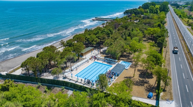 Ünye Yeni Kadınlar Plajı ve Açık Yüzme Havuzuna Büyük İlgi