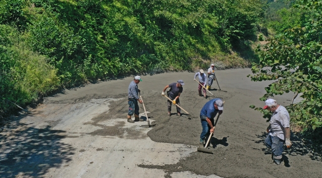 Ünye Yeniköy'de Yol Sevinci