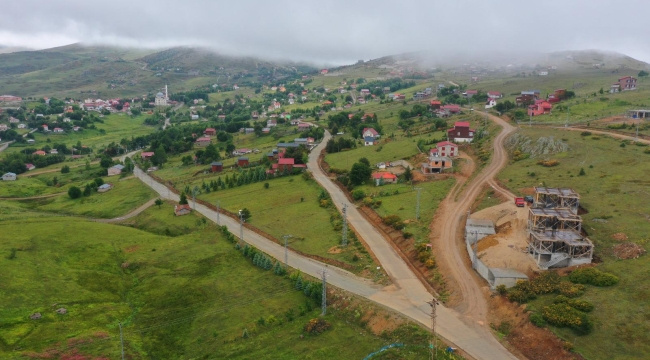 Yaylaları Birbirine Bağlayan 'Yeşil Yol'da Çalışmalar Tam Gaz