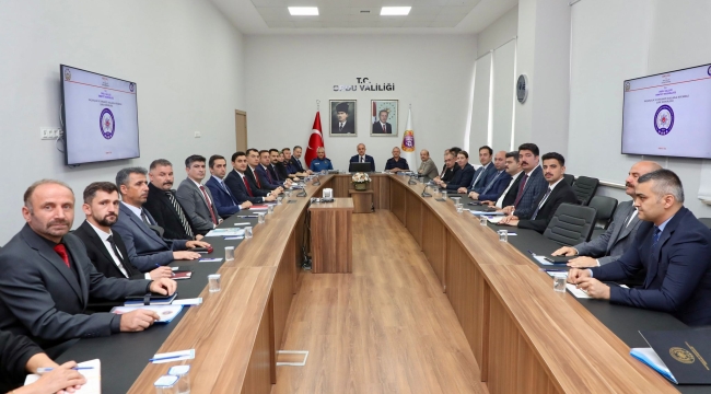 Ağustos Ayı İl Güvenlik ve Asayiş Koordinasyon Toplantısı Yapıldı