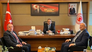 Başkan Tavlı ve Başkan Alparslan'dan Özer'e Yatırım Teşekkürü
