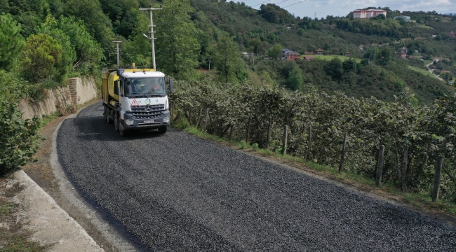 Çaybaşı'nda Asfalt Sevinci