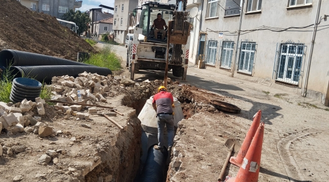 Fatsa Şerefiye'ye Yağmur Suyu Hattı