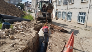 Fatsa Şerefiye'ye Yağmur Suyu Hattı
