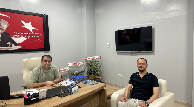 Gazeteci Gündoğdu'dan Yeni Müdür Yardımcısı Cırık'a "Hayırlı Olsun" Ziyareti
