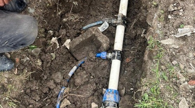 Görenleri Şaşkına Çeviren Kaçak Su Bağlantıları