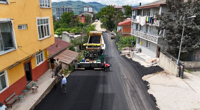Korgan Merkezde Asfalt Çalışması