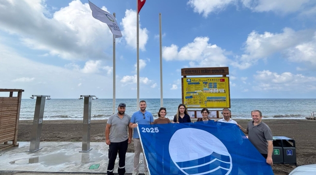 Ordu'da Plajlara "Mavi Bayrak"