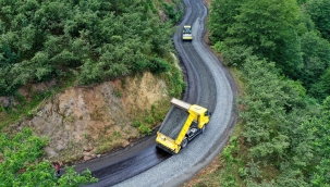 Ordu-Samsun Sınırı Asfaltla Buluştu