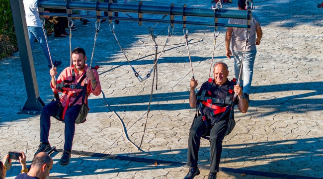 Ünye Belediyesi'nden Adrenalin Dolu Eğlence