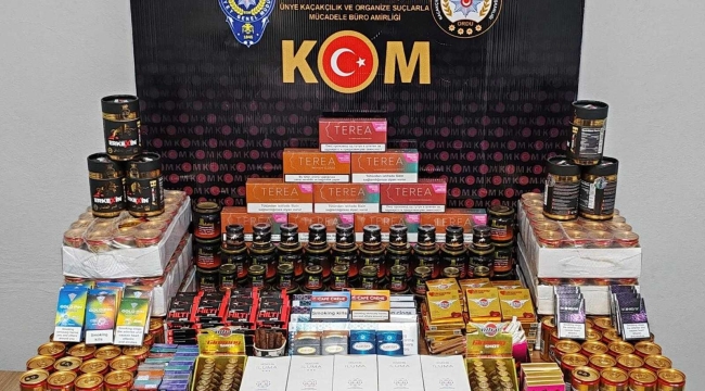 Ünye'de Gümrük Kaçağı Elektronik Sigara Tütünü Ele Geçirildi