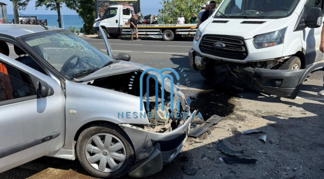 Ünye'de Trafik Kazası:  5 Yaralı