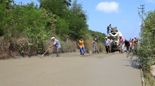 Ünye Göbü'ye Beton Yol