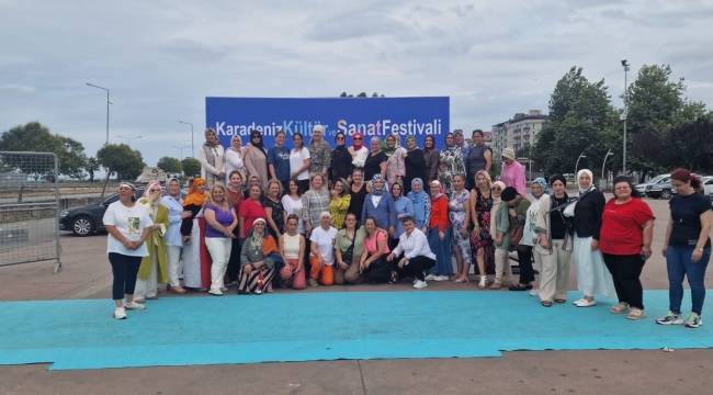 Ünye Kadın Kooperatifi'nden Karadeniz Kültür ve Sanat Festivali'ne Çıkarma