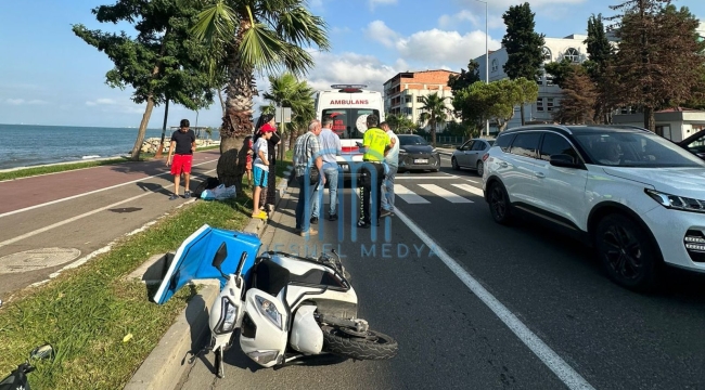 Ünye Orman İşletme Önünde Trafik Kazası