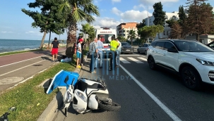 Ünye Orman İşletme Önünde Trafik Kazası
