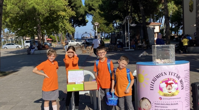 3. Sınıf Öğrencisi Melisa'dan Gökçe Bebeğe Örnek Destek