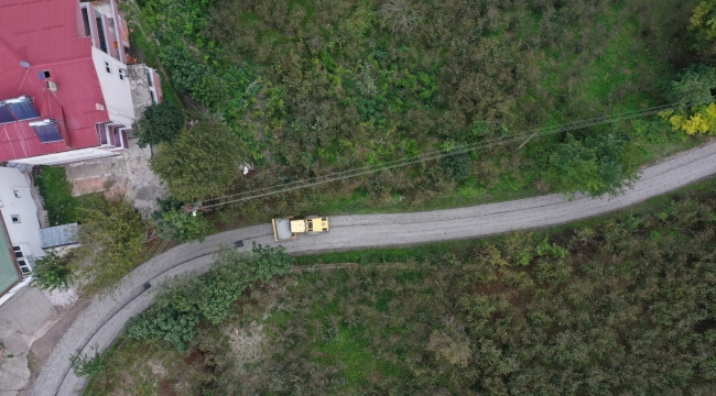 Çamaş'ta 4 Mahalleye Hitap Eden Yol Asfaltlandı