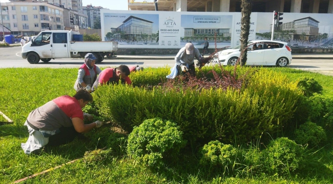 Ordu'da Kavşaklar Dört Mevsim Canlı ve Bakımlı