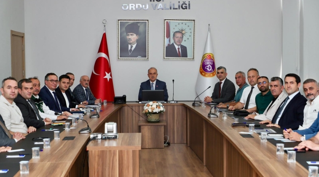 Ordu Şehir Hastanesinin 15. Koordinasyon Toplantısı Yapıldı