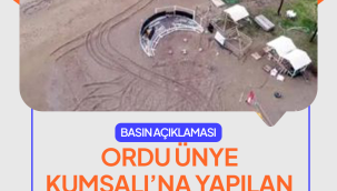 Ordu Yöresi Çevre Derneği: "Yalı Kumsalına Beton Kabul Edilemez!"