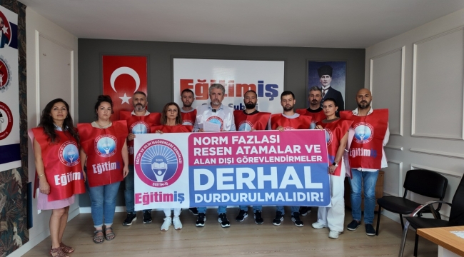 Pala: "Norm Fazlası Re'sen Atamalar ve Alan Dışı Görevlendirilmeler Durdurulmalıdır!"