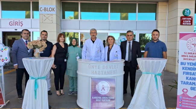 Ünye Devlet Hastanesi'nde Kanser Farkındalık Günü Etkinlikleri