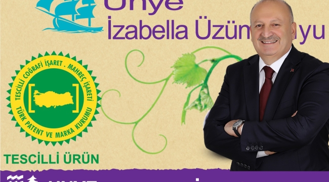 Ünye İzabella Üzüm Suyuna Coğrafi Tescil