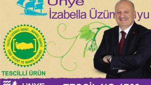 Ünye İzabella Üzüm Suyuna Coğrafi Tescil