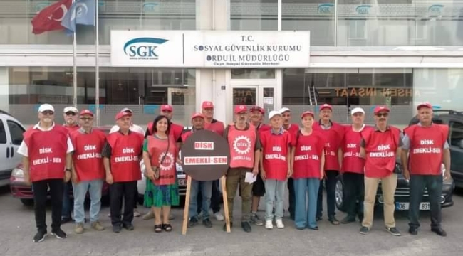 Devrimci Emekli-Sen'de Görev Dağılımı