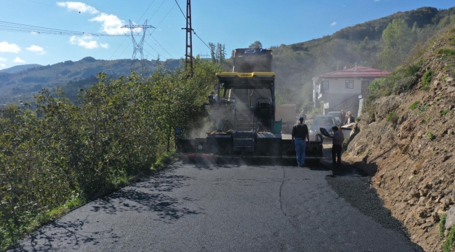Gölköy'de 3 Mahalleye Hitap Eden Yol Asfaltlanıyor