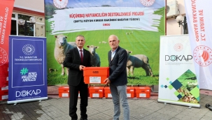 Koyun Yetiştiricilerine Şaftlı Kırkım Makinesi Dağıtımı Yapıldı