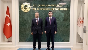 Özer'den Bakan Kurum'a Ziyaret...