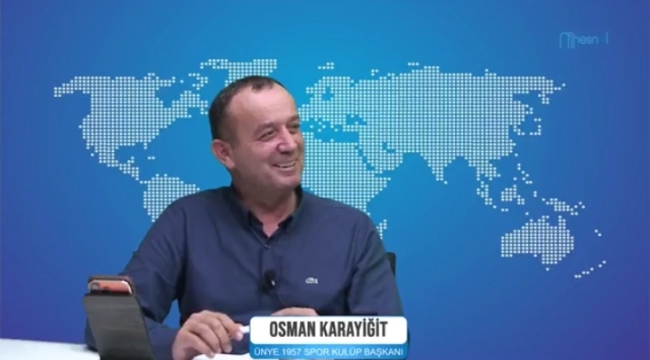 "Ünye'deki Tüm Kulüpleri Ünye 1957 Spor Çatısı Altında Toplamak İstiyoruz"