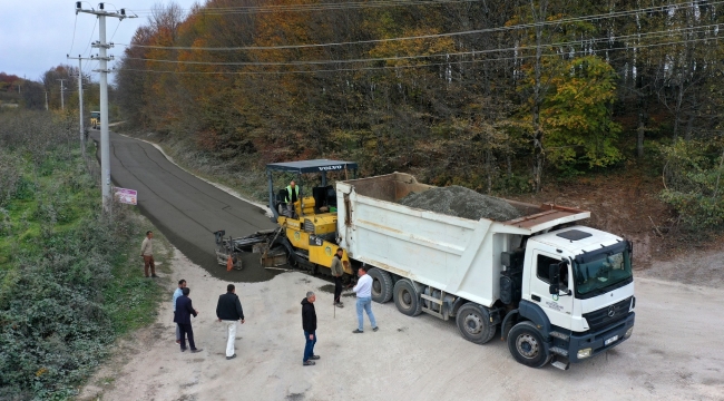 12 Km'lik Bağlantı Yolunun Konforu Artıyor