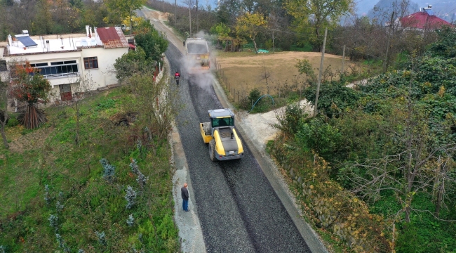 Altınordu Kızılhisar Mahalle Yolu Asfaltlanıyor