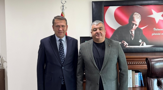 Başkan Adayı Kartal'dan Başkan Uslu'ya Ziyaret